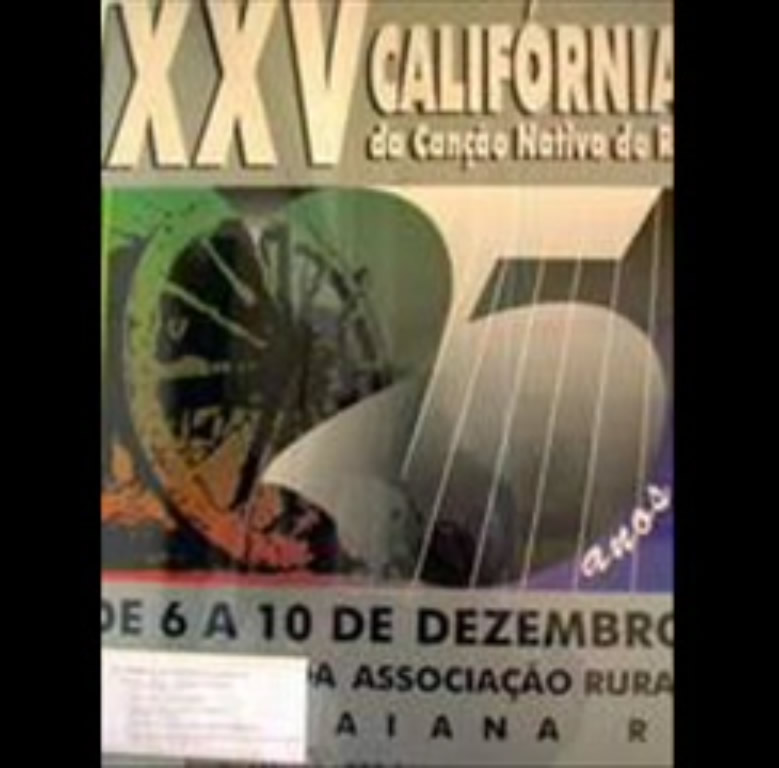 CD 25ª Califórnia da Canção Nativa