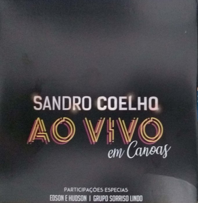 CD Sandro Coelho Ao Vivo em Canoas