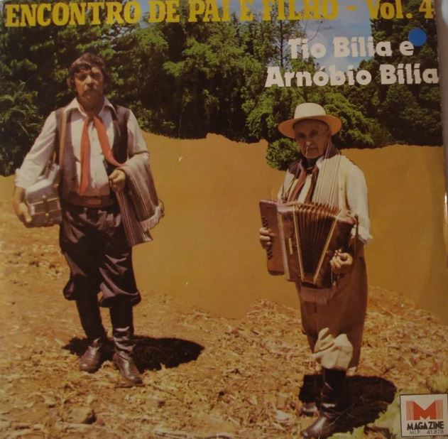 LP Tio Bilia - Encontro de Pai e Filho - Vol 4